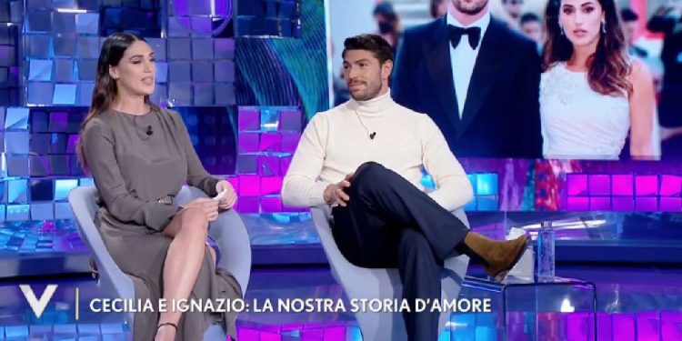 Cecilia Rodriguez e Ignazio Moser a Verissimo