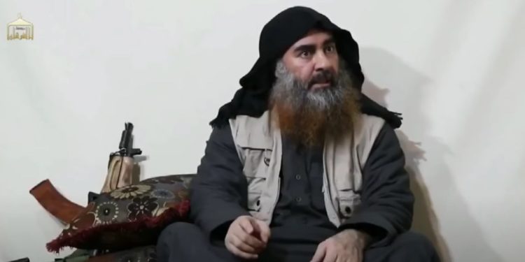 L'ex leader dell'ISIS Abu al-Hasan al-Hashimi al-Qurashi (Youtube)