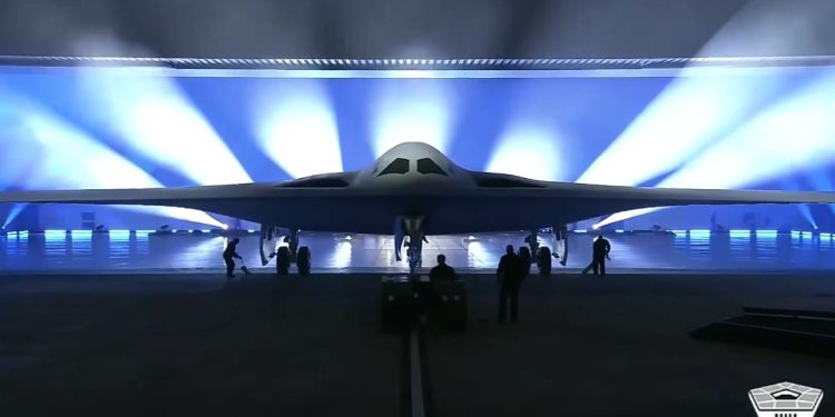 Presentazione del B-21 Rider, il nuovo bombardiere nucleare USA (Sito ufficiale Northrop Grumman)