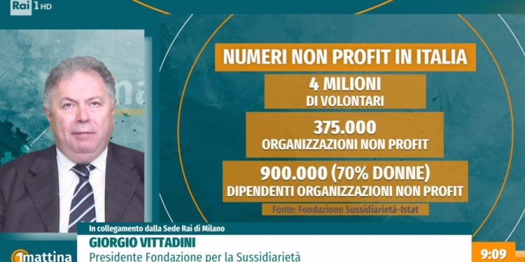 Giorgio Vittadini, presidente Fondazione per la Sussidiarietà a UnoMattina