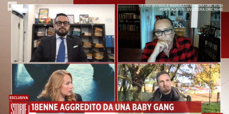 18enne aggredito da baby gang (Storie Italiane, 2022)