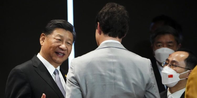 Il diverbio tra Xi Jinping e Justin Trudeau al G20 di Bali (LaPresse)