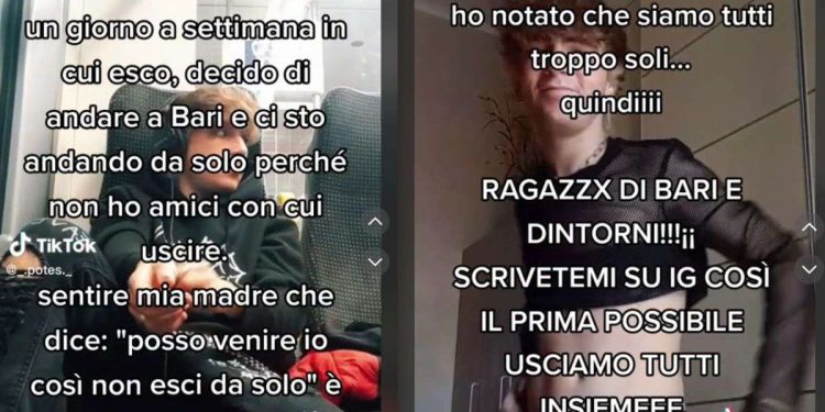 Il 18enne che ha lanciato l'appello su Tiktok (Tiktok)