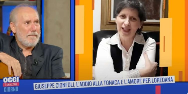 Giuseppe Cionfoli e la moglie Loredana (Rai 1)