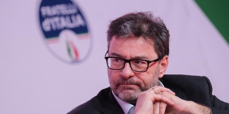 Giorgetti alla festa FdI