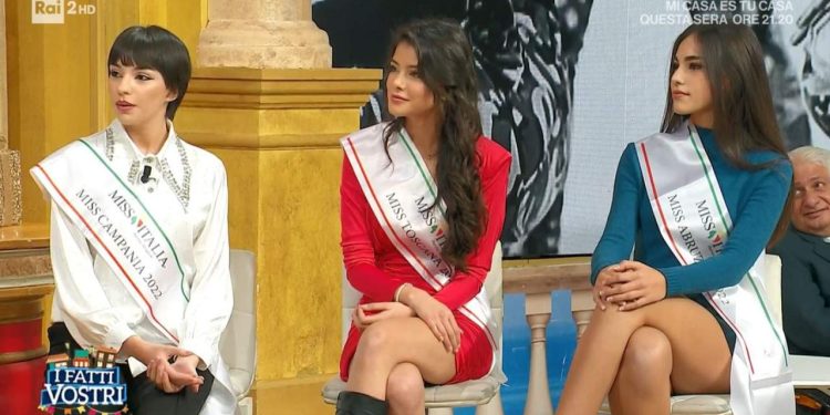 Finaliste Miss Italia 2022 a I Fatti Vostri