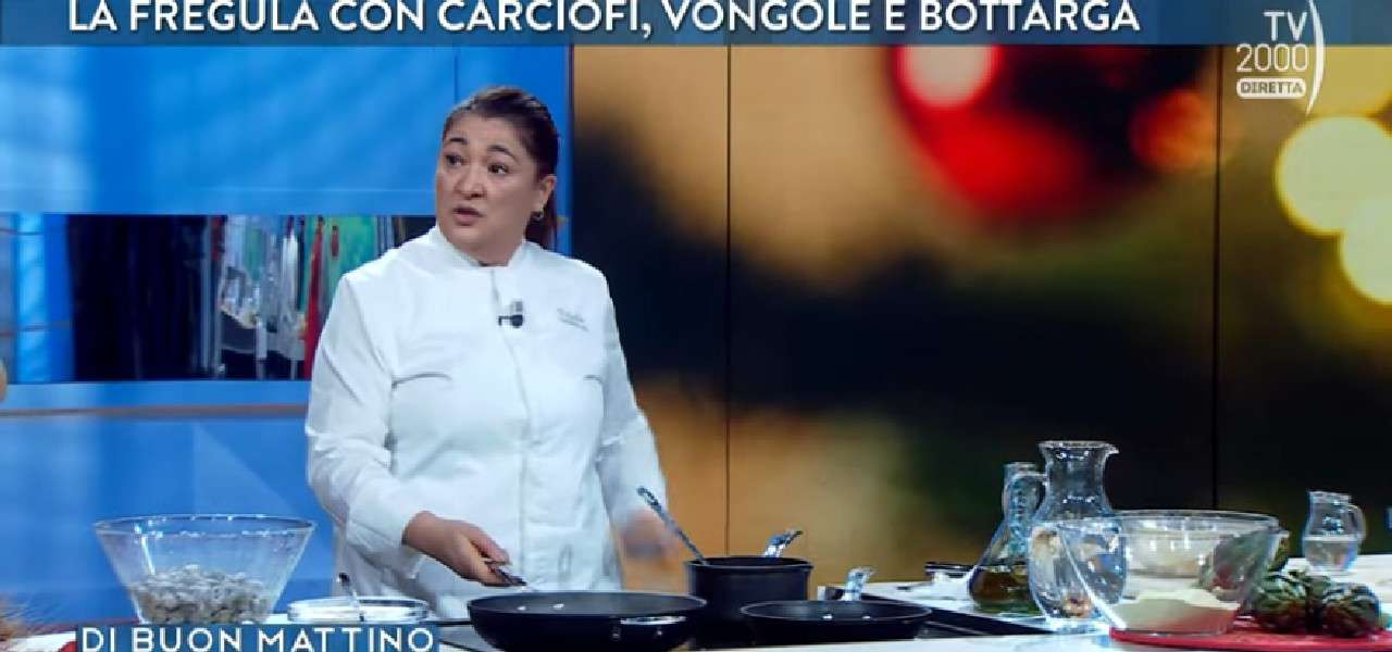 La chef Vitalia Scano (Di Buon Mattino, Tv2000, 2022)
