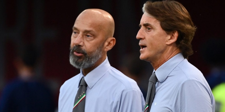 Gianluca Vialli e Roberto Mancini (Foto: 2022, LaPresse)