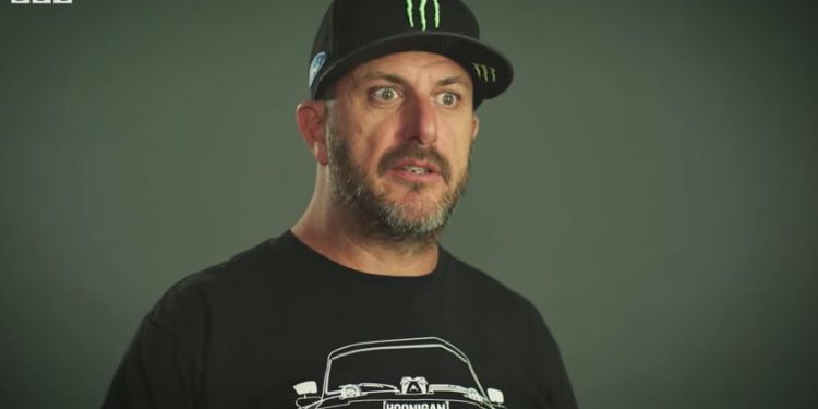 Ken Block durante una recente intervista alla BBC