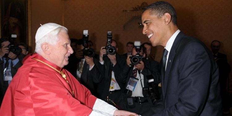 Obama con Benedetto XVI