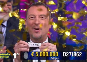 Biglietto vincente della Lotteria Italia 2023 ai Soliti Ignoti (Rai 1)