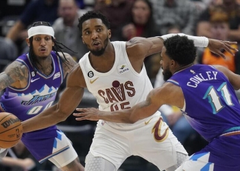 Basket NBA: 71 punti per Donovan Mitchell (Foto LaPresse)