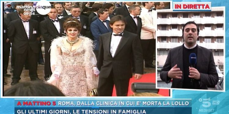 Michelangelo Iuliano su Gina Lollobrigida (Mattino 5)