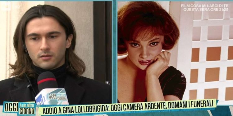 Dimitri, il nipote di Gina Lollobrigida a Oggi è un altro giorno