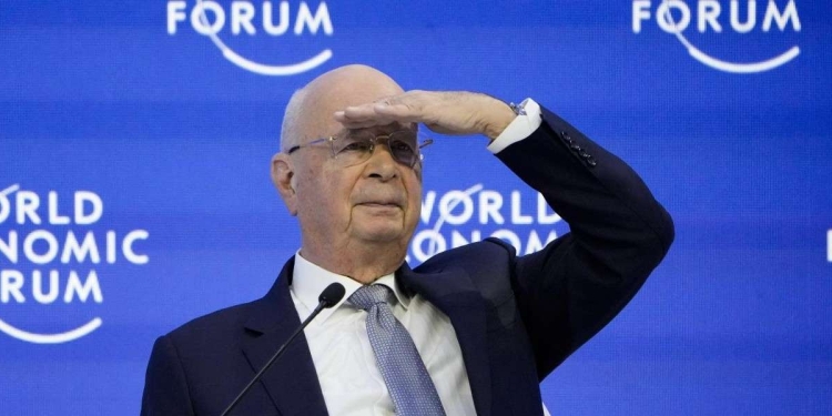 Klaus Schwab, presidente e fondatore del World Economic Forum di Davos (LaPresse)