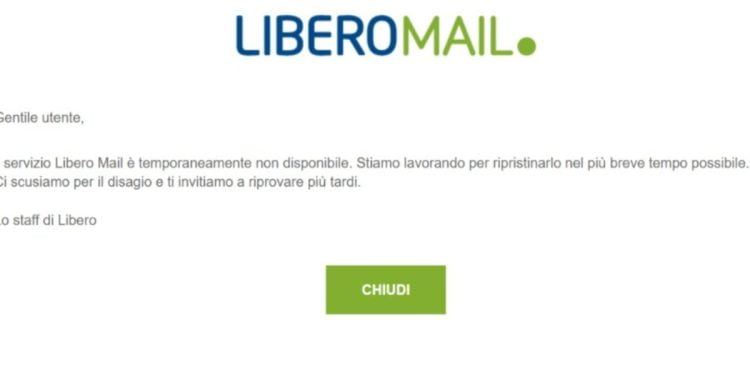 Libero mail e Virgilio ancora malfunzionamenti