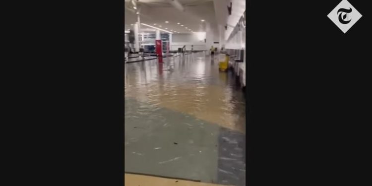 Aeroporto Auckland, screen da Youtube