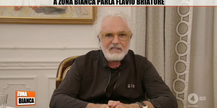 Flavio Briatore a Zona Bianca