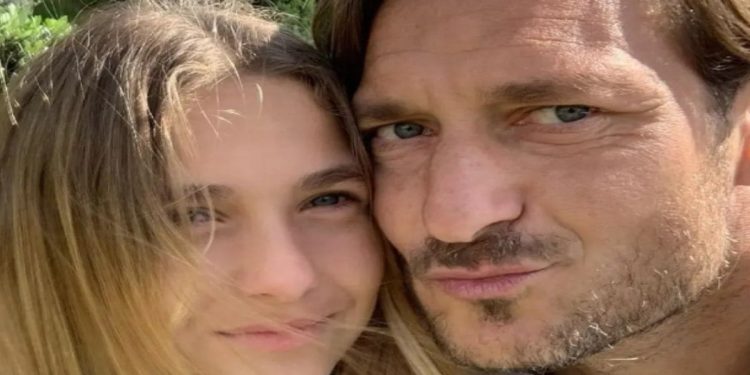 Francesco Totti e la figlia Chanel