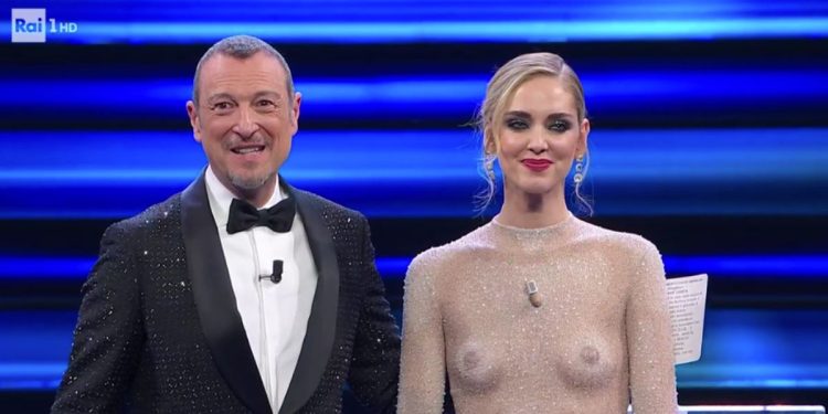 Chiara Ferragni a Sanremo 2023