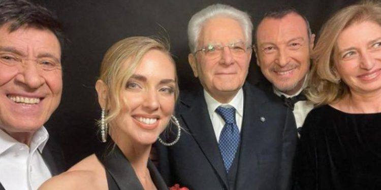 Sergio Mattarella a Sanremo 2023