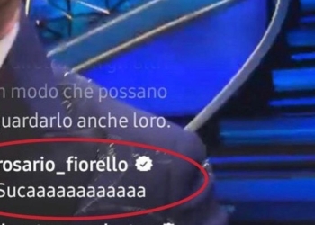 Fiorello insulta Amadeus a Sanremo 2023 (Instagram)