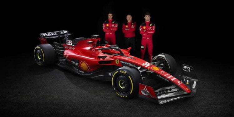 La presentazione della Ferrari SF-23 (Lapresse)