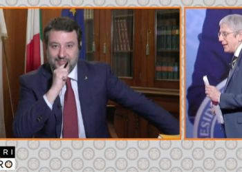 Matteo Salvini a Fuori dal coro