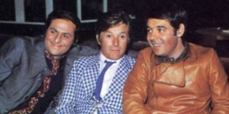 Renzo Arbore, Marenco e Gianni Boncompagni in Alto gradimento, 1971 (Wikipedia)