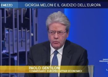 Paolo Gentiloni a Otto e Mezzo