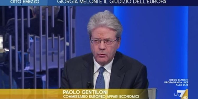 Paolo Gentiloni a Otto e Mezzo