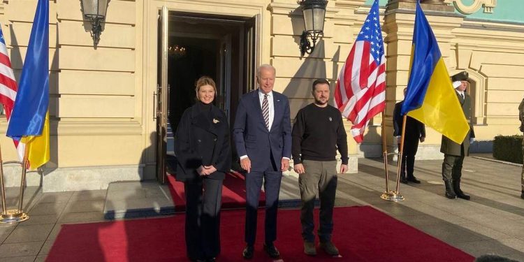 Biden a Kiev da Zelensky