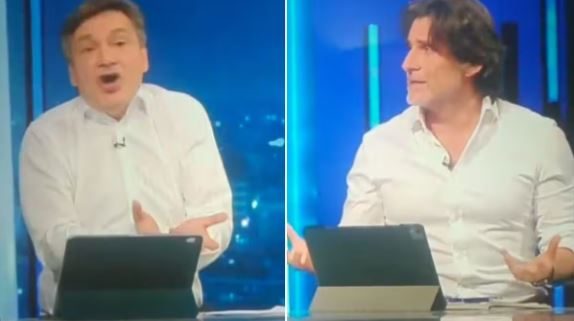 Fabio Caressa e Bucciantini a Sky