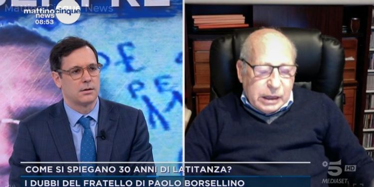 Salvatore Borsellino a Mattino5