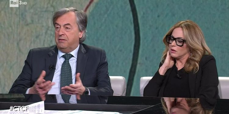 Roberto Burioni e Sonia Tancredi a Che Tempo Che Fa