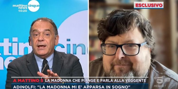 Mario Adinolfi a Mattino 5