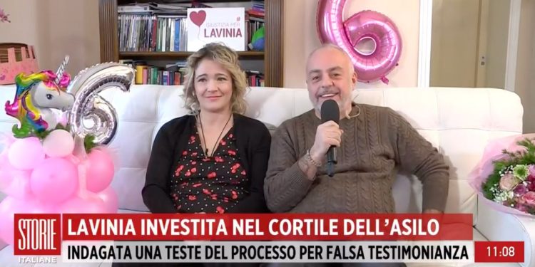 Lavinia bambina investita asilo