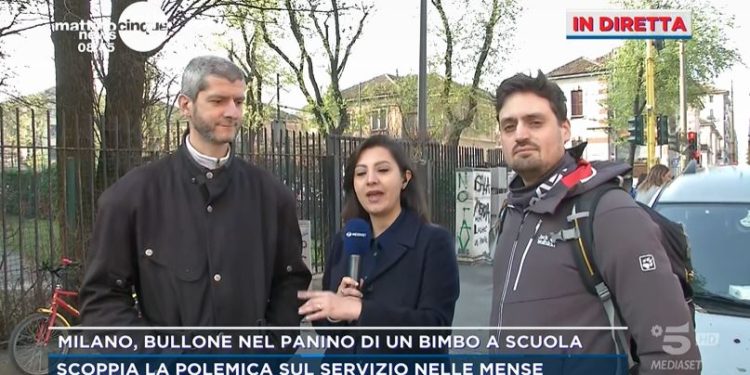 Il caso del bullone nel panino in una scuola elementare di Milano (Mattino 5)