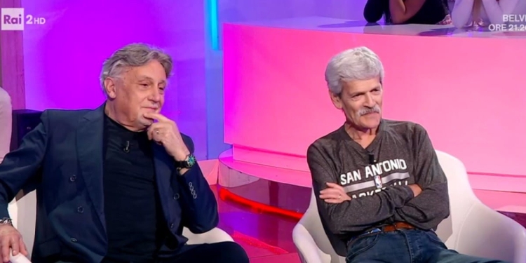 Gigi Sammarchi e Andrea Roncato (BellaMa', Rai 2, 2023)