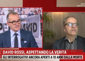 David Rossi, avvocato e fratello a Storie Italiane