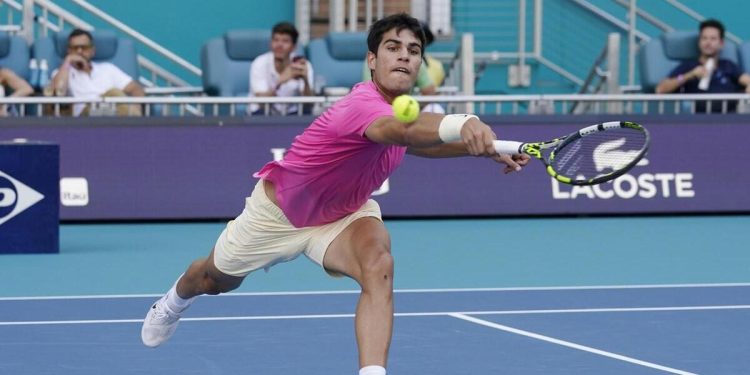 Diretta Miami Open 2023: c'è Alcaraz Fritz nei quarti (Foto LaPresse)