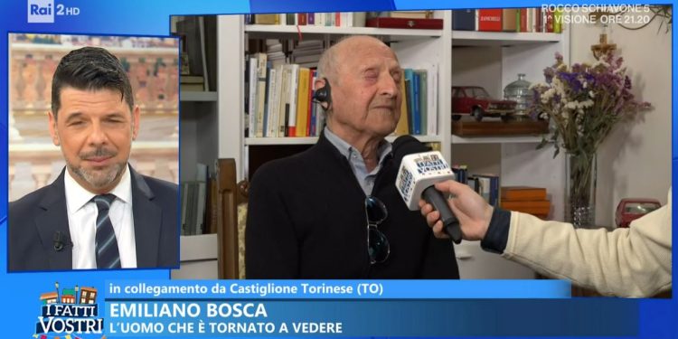 Operazione record agli occhi, il paziente a I Fatti Vostri