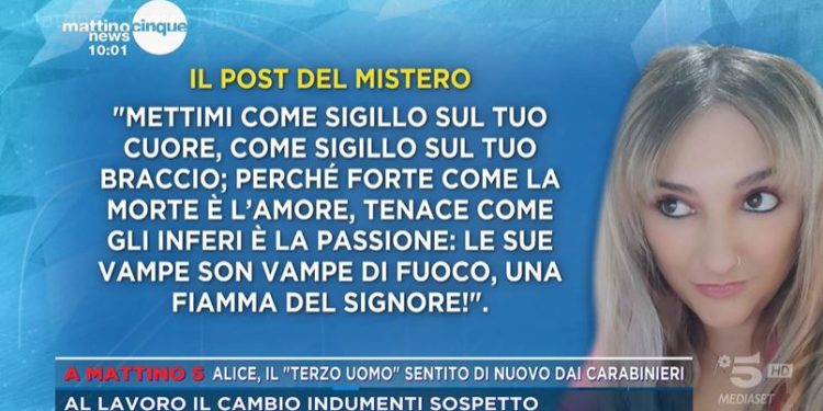 Alice Neri, le ultime novità da Mattino Cinque News