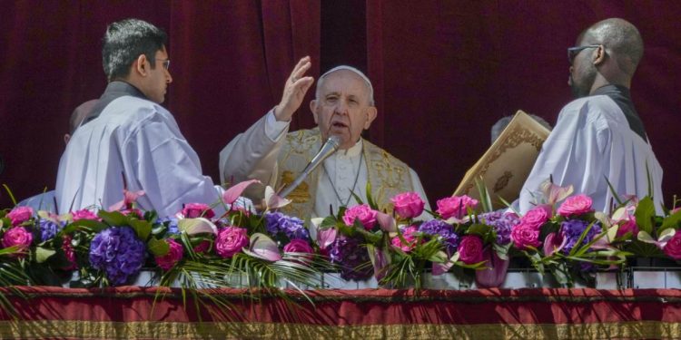 Messa di Pasqua con Papa Francesco