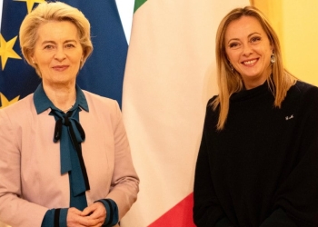 Von der Leyen e Meloni