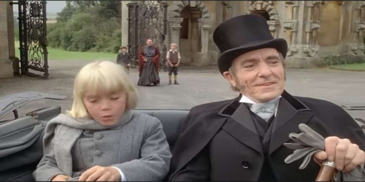 Una scena del film Il piccolo Lord, con il piccolo Rick Schroder (Foto Web)