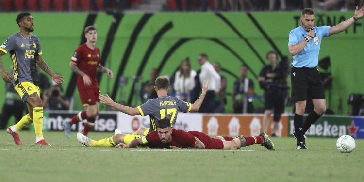 Diretta Feyenoord Roma, andata quarti Europa League (Foto LaPresse)