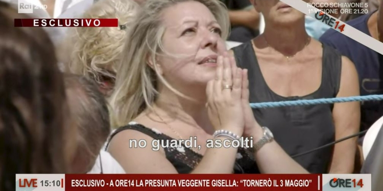 Madonna di Trevignano, veggente Gisella a Ore 14