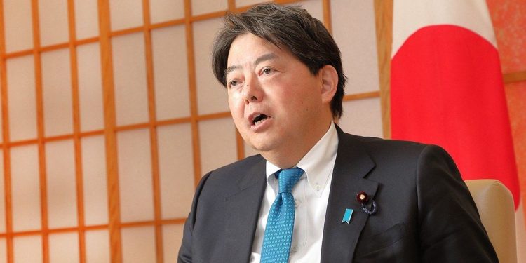 Yoshimasa Hayashi, ministro degli Esteri del Giappone (Twitter)