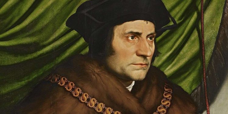 Hans Holbein, Thomas More (1527, particolare)